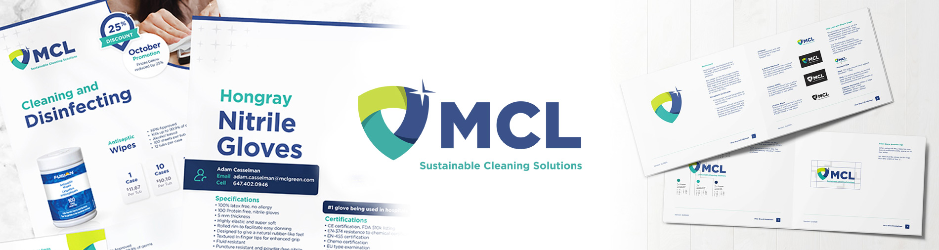 MCL Cleaning Solutions Full Branding & Ecommerce Web Development