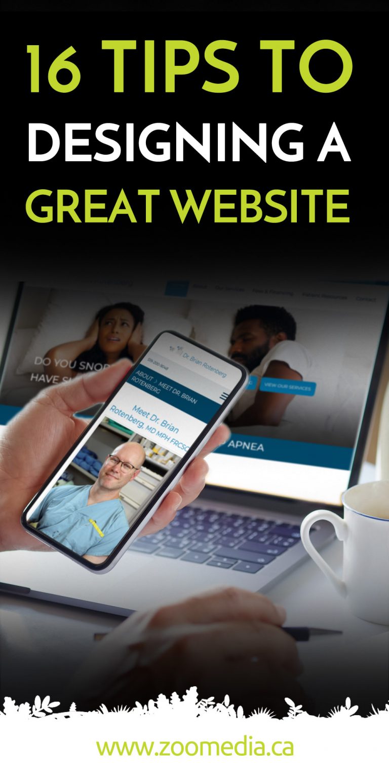 Website Design: 16 Tips to Designing an Amazing Website