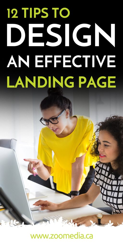 12 Tips to design effective landing pages