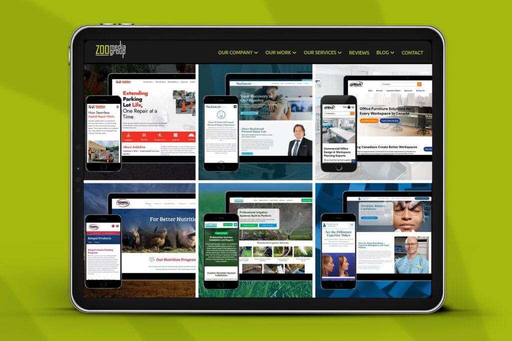 Web Design and Development Agency London Ontario | ZOO Media Group Inc.