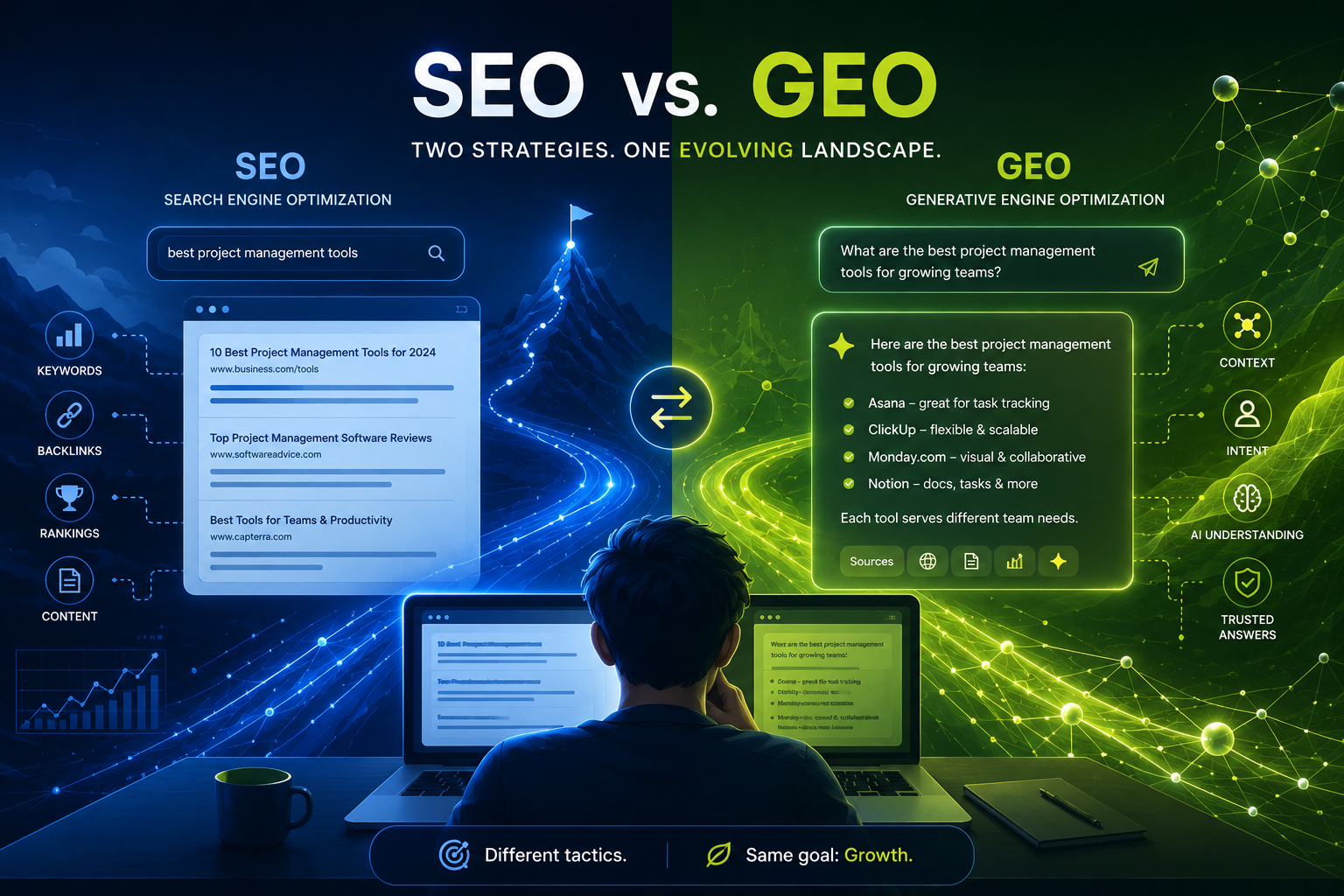 SEO vs GEO What's the differenc? ZOO Media Group