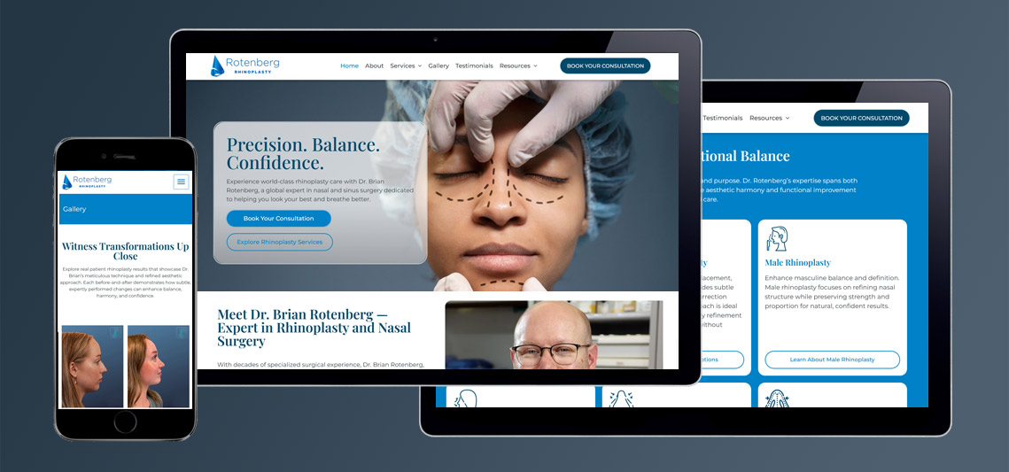 Dr Rotenberg Website & Design Projects | Case Study by ZOO London Ontario