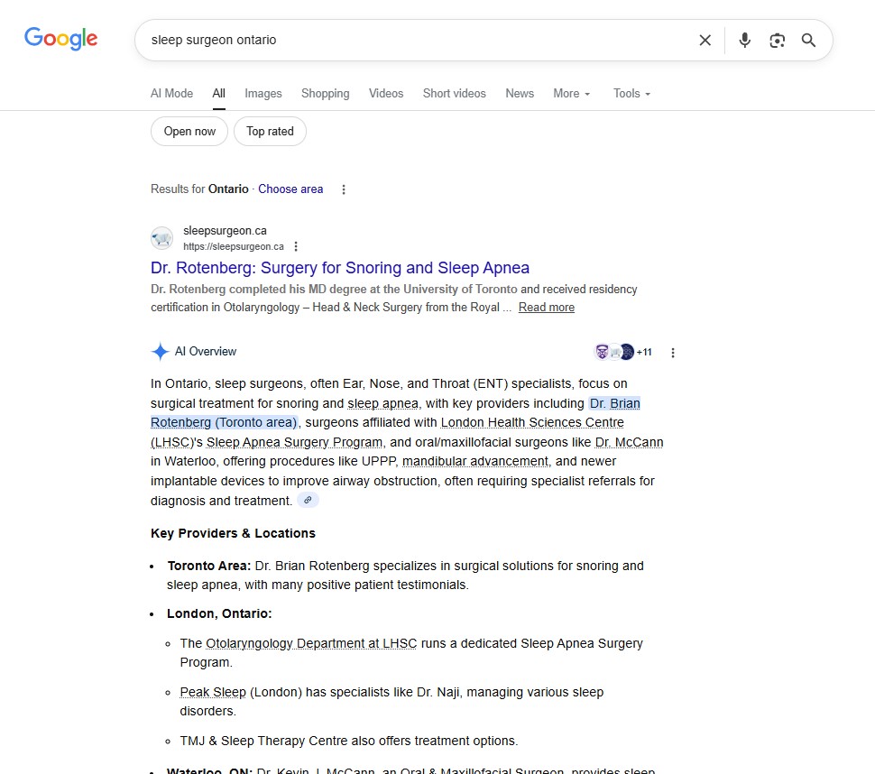 Dr Rotenberg Website & Design Projects | Case Study by ZOO London Ontario